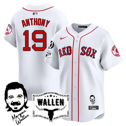 Men's Boston Red Sox Morgan Wallen 2025 Jersey - All Stitched