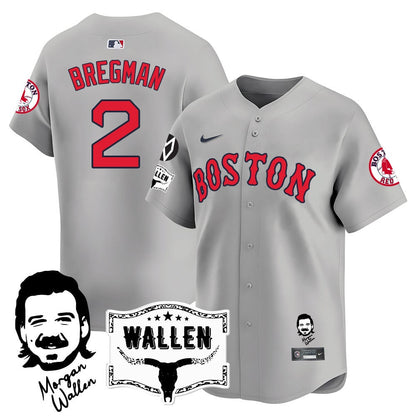 Men's Boston Red Sox Morgan Wallen 2025 Jersey - All Stitched