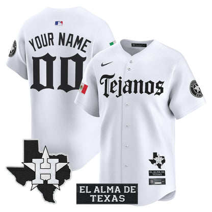 Houston Astros Mexico Tejano Barrio Style Vapor Premier Limited Custom Jersey - All Stitched