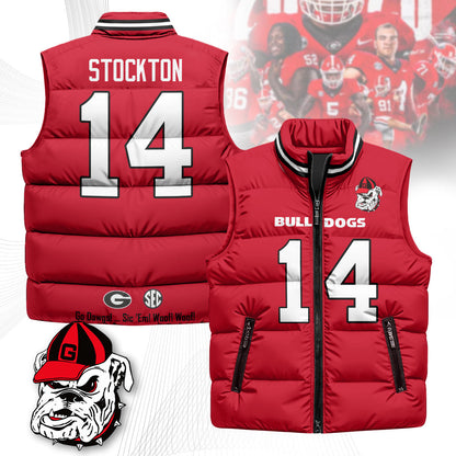 Georgia Bulldogs Unisex Puffer Vest