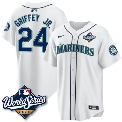 Seattle Mariners 2025 World Series Jersey - All Stitched