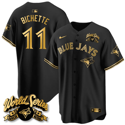 Toronto Blue Jays 2025 American League Champions Jersey - All Stitched