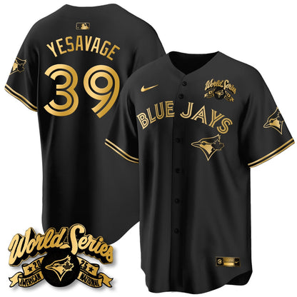 Toronto Blue Jays 2025 American League Champions Jersey - All Stitched