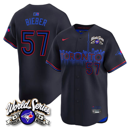 Toronto Blue Jays 2025 American League Champions Jersey - All Stitched