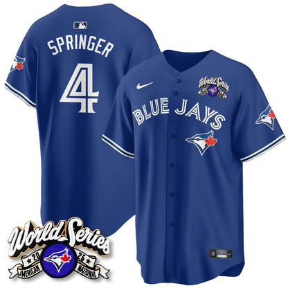 Toronto Blue Jays 2025 American League Champions Jersey - All Stitched