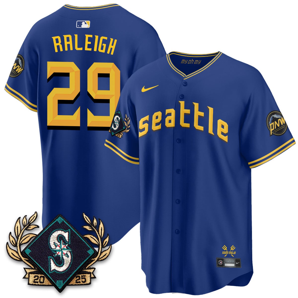 Seattle Mariners 2025 Series Jersey - All Stitched