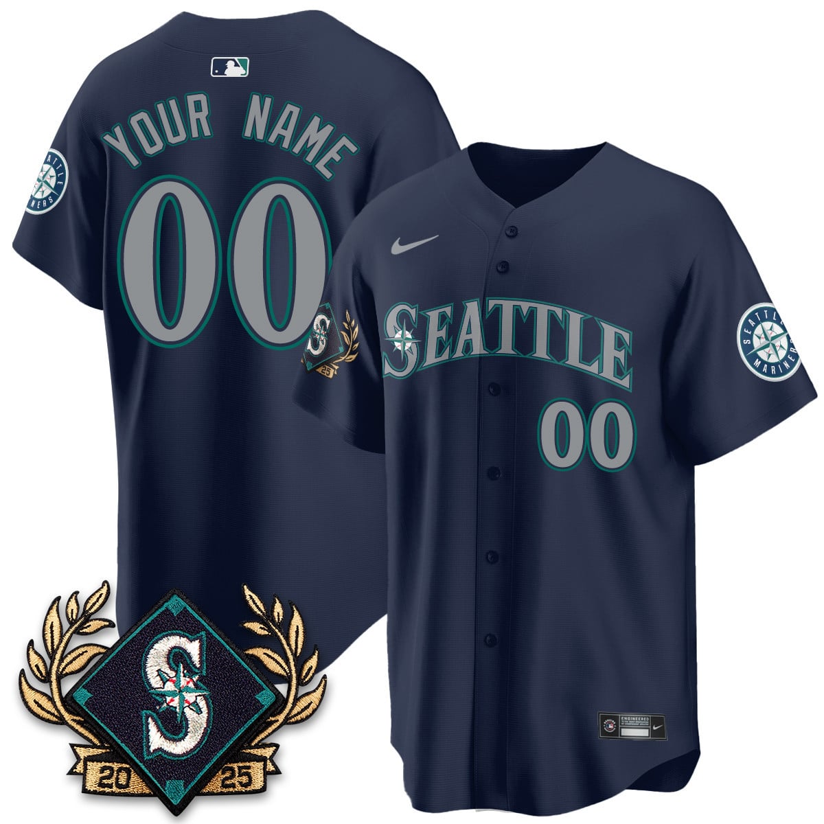 Seattle Mariners 2025 Series Jersey - All Stitched
