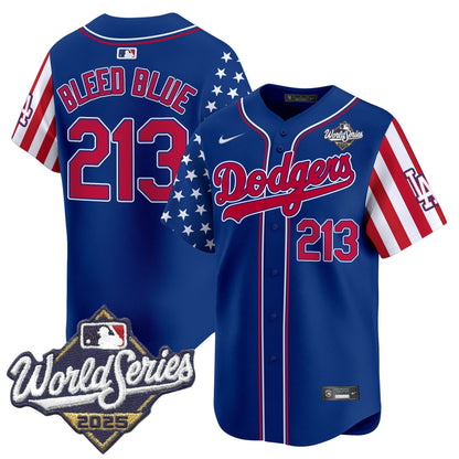 Men's Dodgers 2025 World Series Vapor Premier Limited Jersey - American Style - All Stitched
