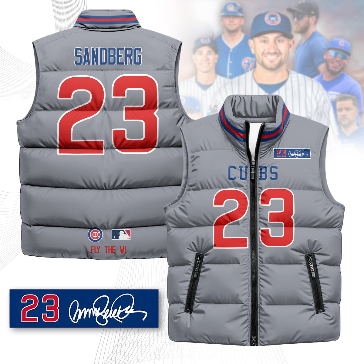 Chicago Cubs Unisex Puffer Vest