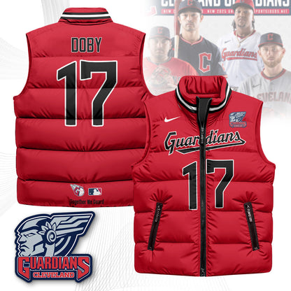 Cleveland Guardians Unisex Puffer Vest