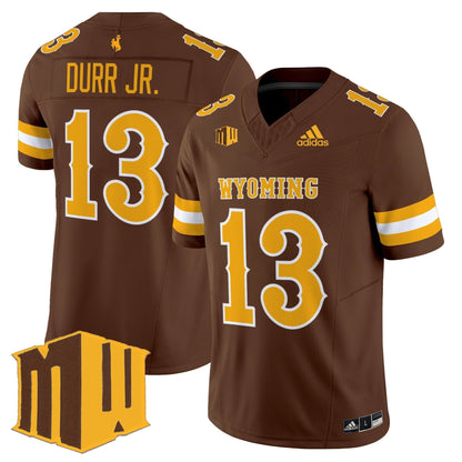 Wyoming Cowboys 2025 Vapor Limited Jersey - All Stitched