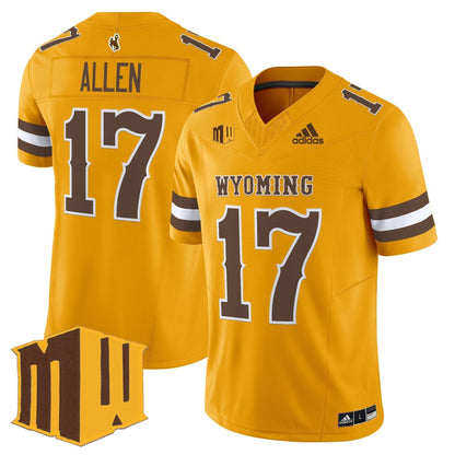 Wyoming Cowboys 2025 Vapor Limited Jersey - All Stitched
