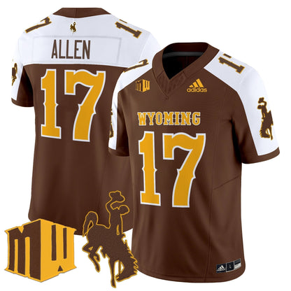 Wyoming Cowboys 2025 Vapor Limited Jersey - All Stitched
