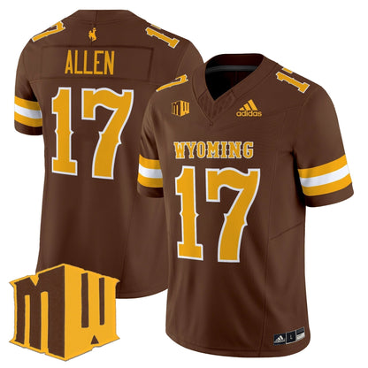 Wyoming Cowboys 2025 Vapor Limited Jersey - All Stitched