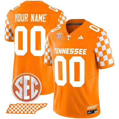Tennessee Volunteers 'Rebrand 2026' Checkerboard Vapor Limited Custom Jersey - All Stitched