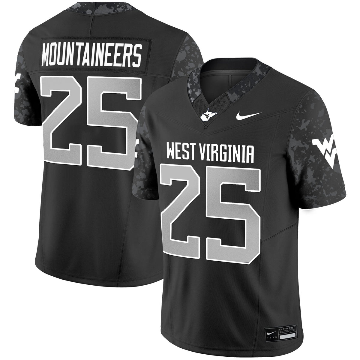 West Virginia Mountaineers 2025 Vapor Limited Jersey - All Stitched