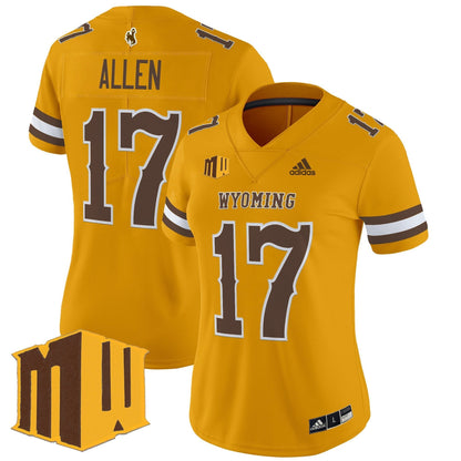 Women's Wyoming Cowboys 2025 Vapor Limited Jersey - All Stitched
