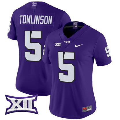 Women's TCU Horned Frogs 2024 Vapor Limited Jersey - All stitched