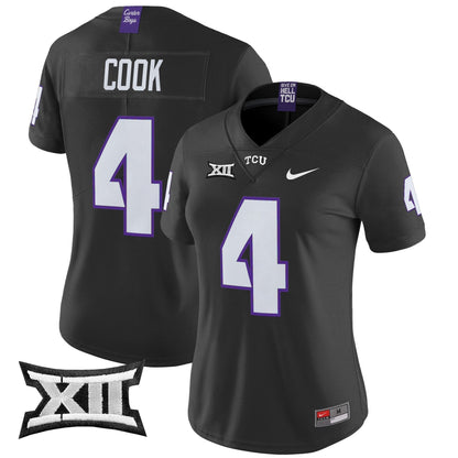 Women's TCU Horned Frogs 2024 Vapor Limited Jersey - All stitched