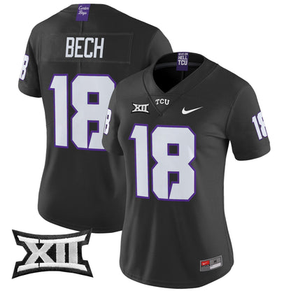 Women's TCU Horned Frogs 2024 Vapor Limited Jersey - All stitched
