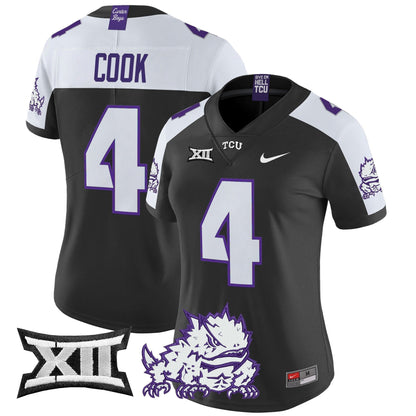 Women's TCU Horned Frogs 2024 Vapor Limited Jersey - All stitched
