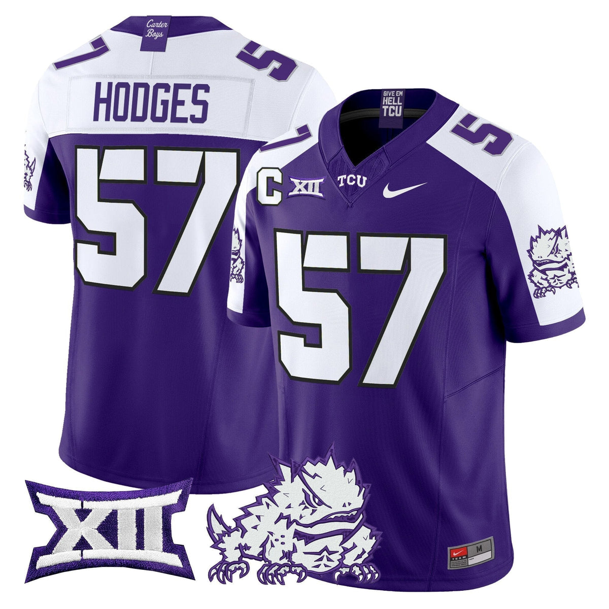 TCU Horned Frogs 2025 Vapor Limited Jersey - All stitched