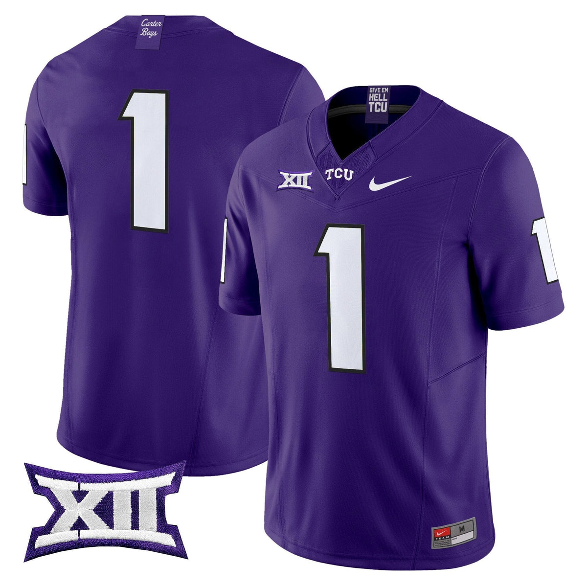 TCU Horned Frogs 2025 Vapor Limited Jersey - All stitched