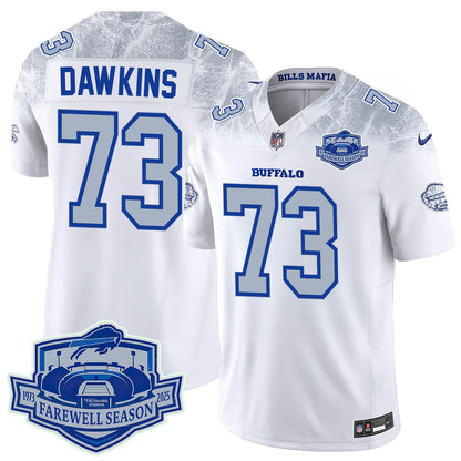 Buffalo Bills 2025 Jersey All Stitched - Farewell to Highmark Stadium