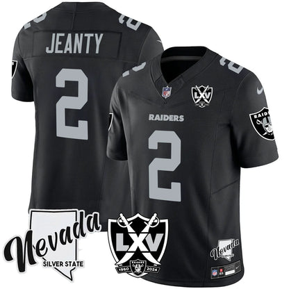 Raiders 2025 Vapor Limited Jersey - 65th Anniversary - All Stitched