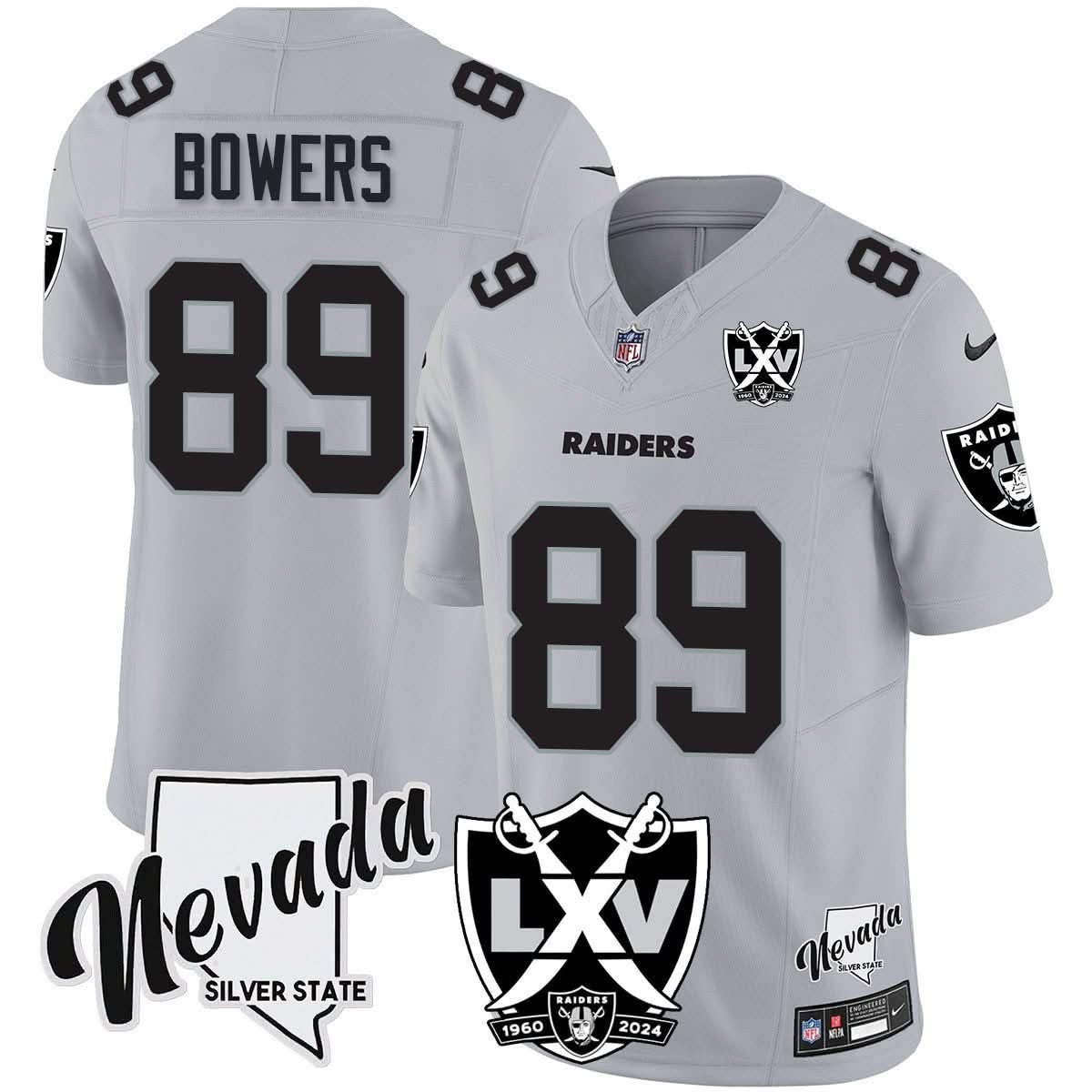 Raiders 2025 Vapor Limited Jersey - 65th Anniversary - All Stitched