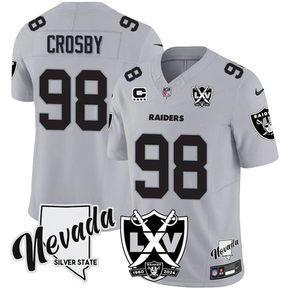 Raiders 2025 Vapor Limited Jersey - 65th Anniversary - All Stitched