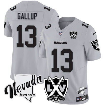 Raiders 2025 Vapor Limited Jersey - 65th Anniversary - All Stitched