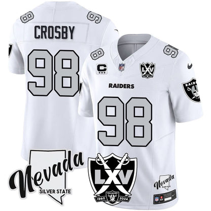 Raiders 2025 Vapor Limited Jersey - 65th Anniversary - All Stitched