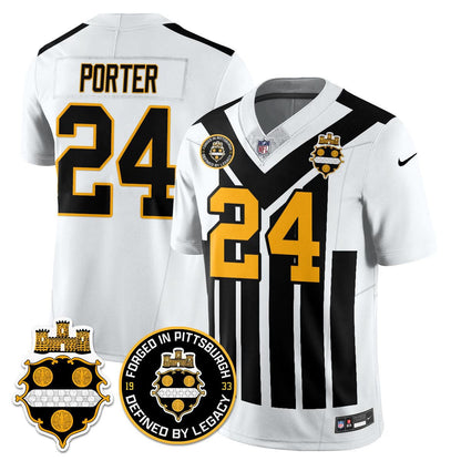 Pittsburgh Steelers Alternate 1933 Throwback Limited Jersey - All Stitched