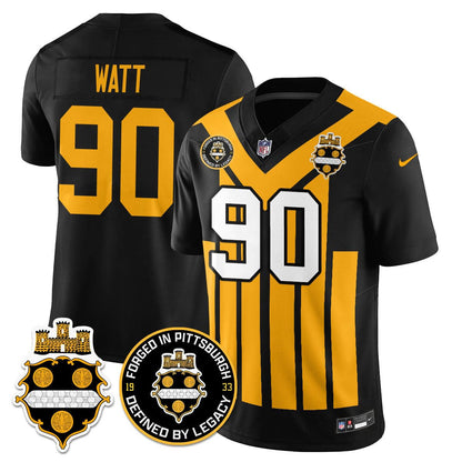 Pittsburgh Steelers Alternate 1933 Throwback Limited Jersey - All Stitched