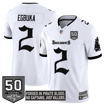 Tampa Bay Buccaneers 'Gothic Pirate Shadows Edition' Limited Jersey - All Stitched