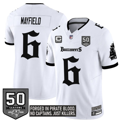 Tampa Bay Buccaneers 'Gothic Pirate Shadows Edition' Limited Jersey - All Stitched