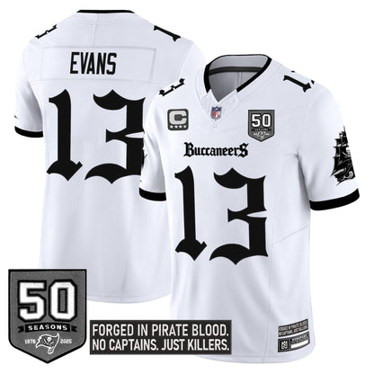 Tampa Bay Buccaneers 'Gothic Pirate Shadows Edition' Limited Jersey - All Stitched