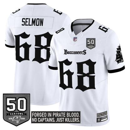 Tampa Bay Buccaneers 'Gothic Pirate Shadows Edition' Limited Jersey - All Stitched