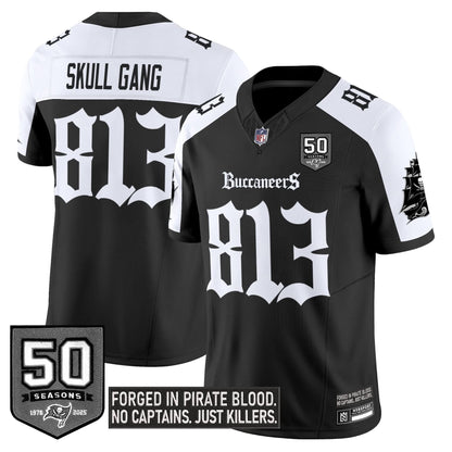 Tampa Bay Buccaneers 'Gothic Pirate Shadows Edition' Limited Jersey - All Stitched