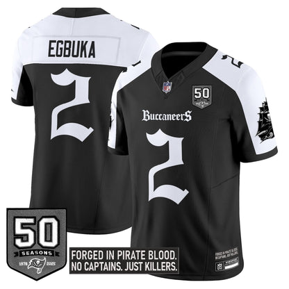 Tampa Bay Buccaneers 'Gothic Pirate Shadows Edition' Limited Jersey - All Stitched