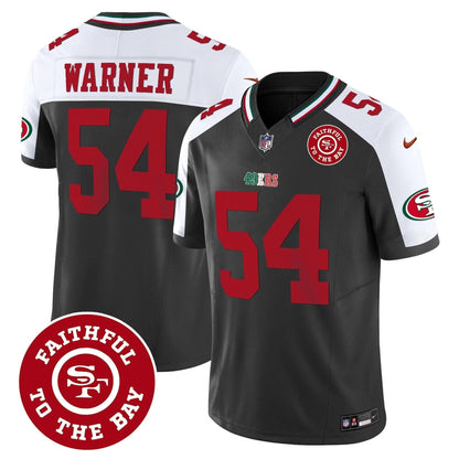 49ers Mexico Faithful To The Bay Patch Vapor Jersey - All Stitched