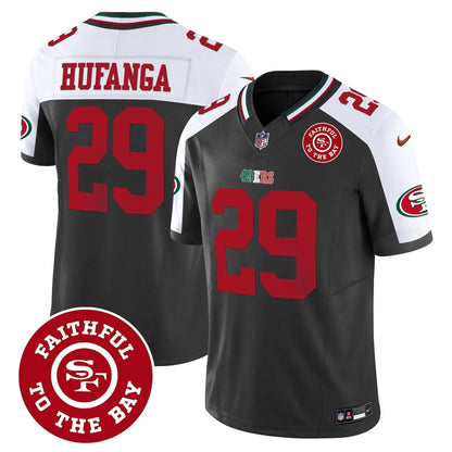 49ers Mexico Faithful To The Bay Patch Vapor Jersey - All Stitched