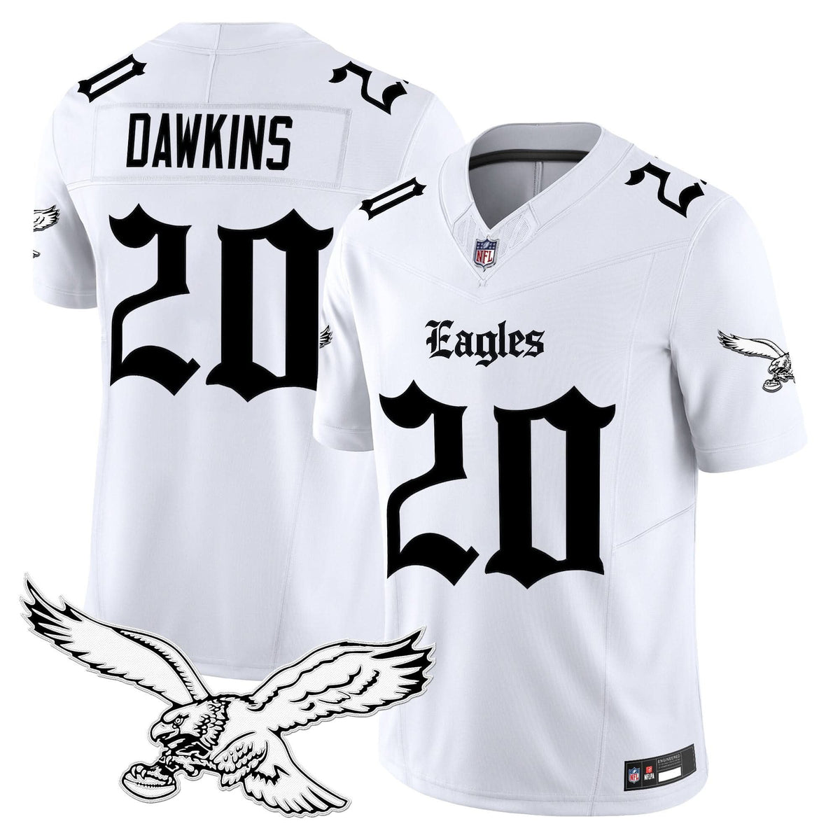 Philadelphia Eagles 'Gothic Philly Edition' Vapor Limited Jersey - All Stitched