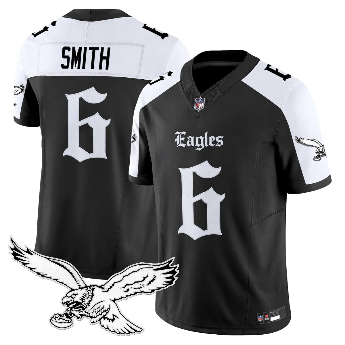 Philadelphia Eagles 'Gothic Philly Edition' Vapor Limited Jersey - All Stitched