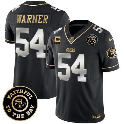 49ers Faithful To The Bay Patch Vapor Limited Jersey V6 - All Stitched
