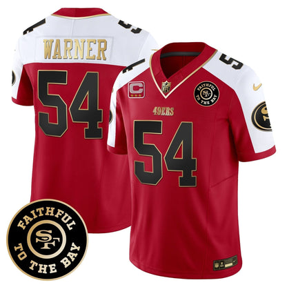49ers Faithful To The Bay Patch Vapor Limited Jersey V6 - All Stitched