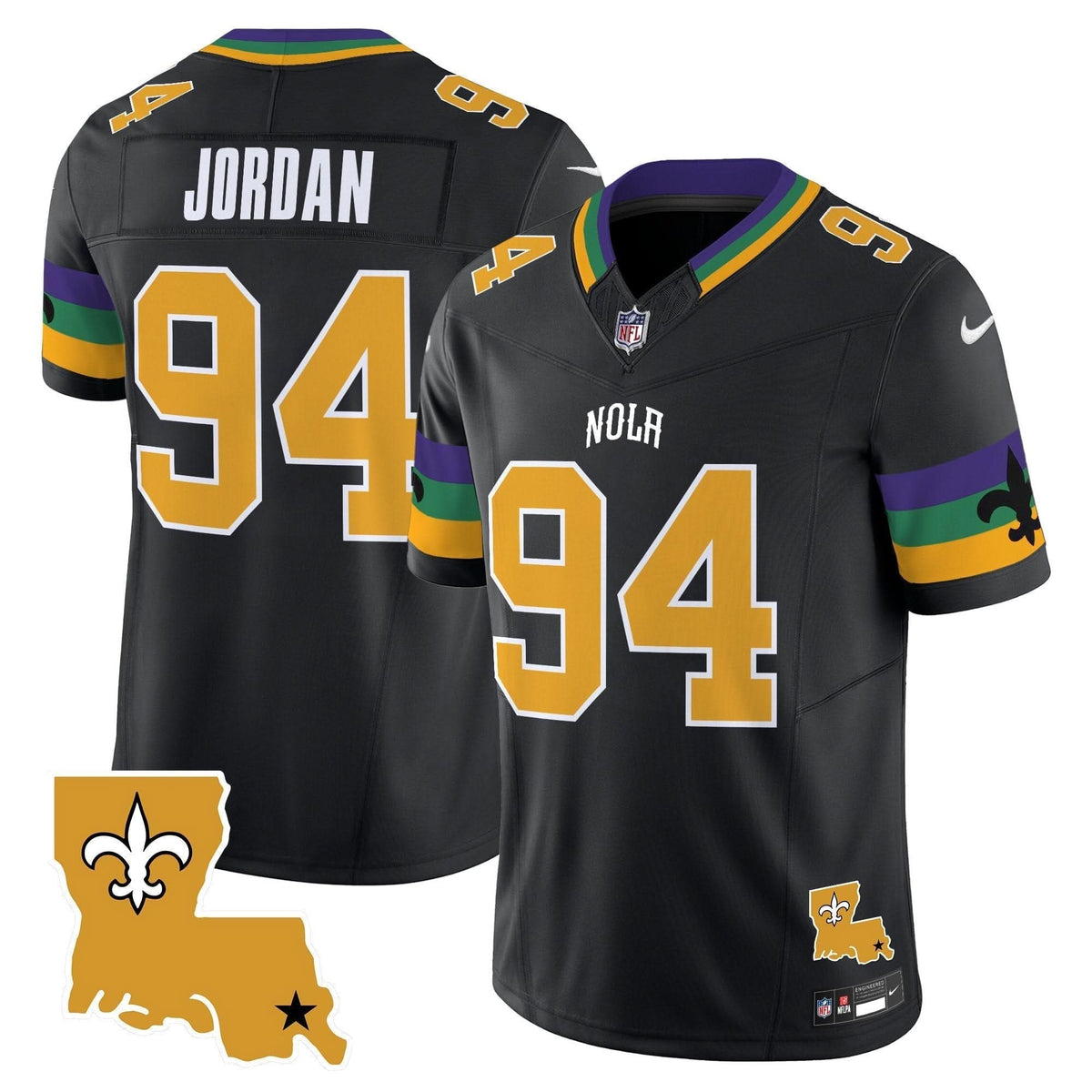 Saints 2024 New Orleans City Vapor Limited Jersey - All Stitched