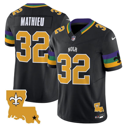 Saints 2024 New Orleans City Vapor Limited Jersey - All Stitched