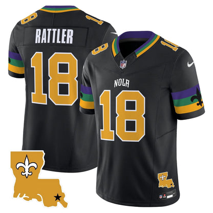 Saints 2024 New Orleans City Vapor Limited Jersey - All Stitched